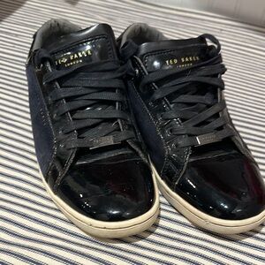 Ted Baker Black and Navy Sneakers